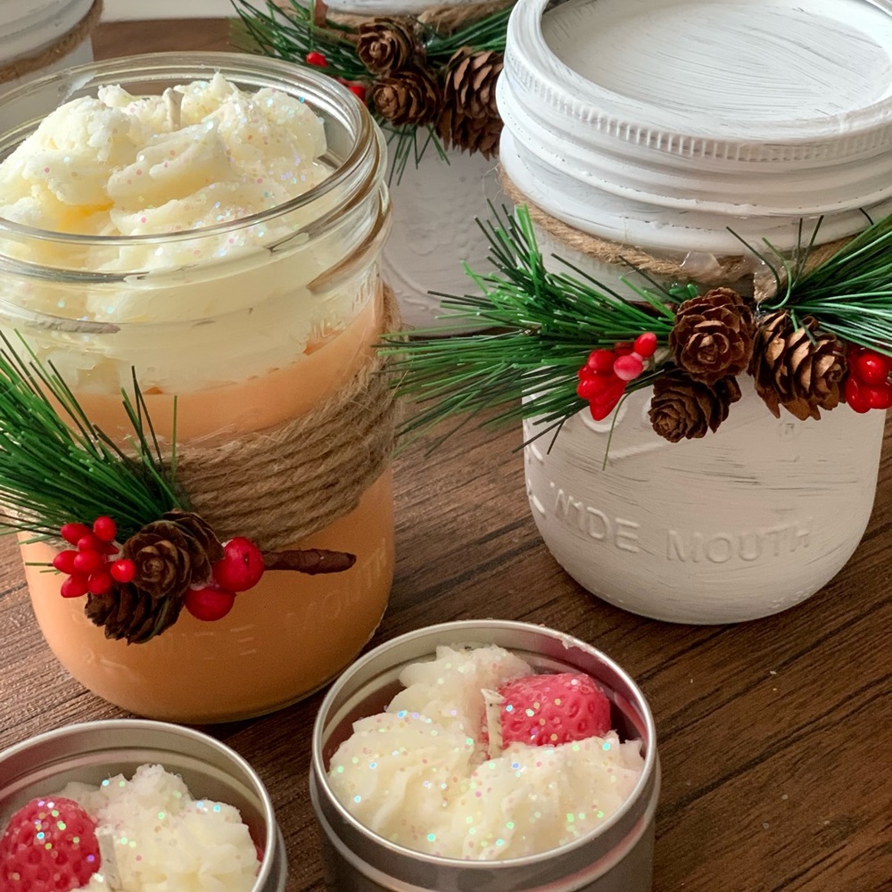 Country Soy Candles In Pint Jars
